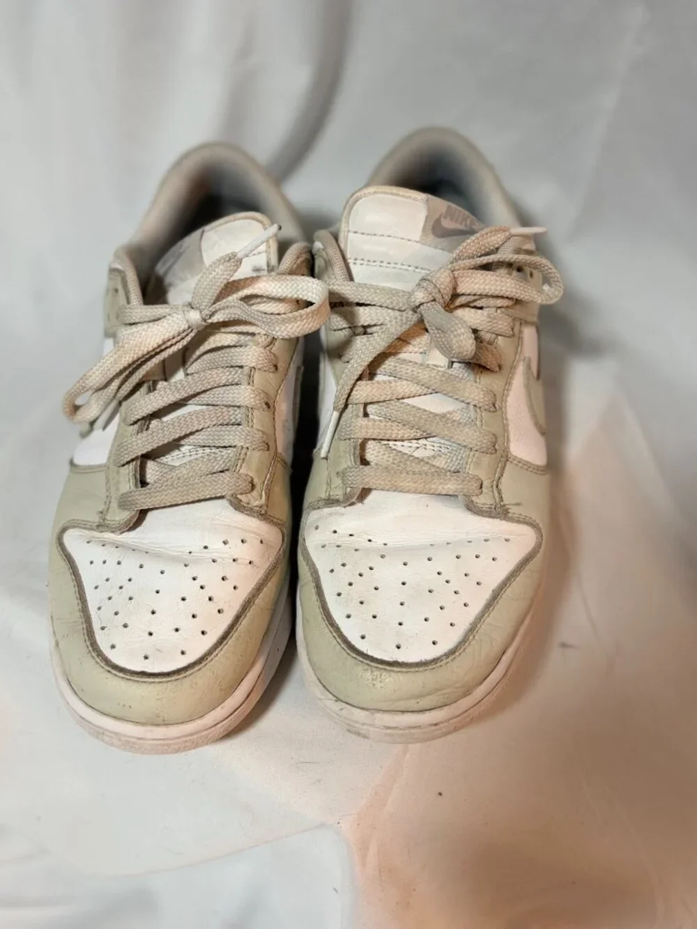 Nike Dunk Low By You Custom Beige/White Sz 9